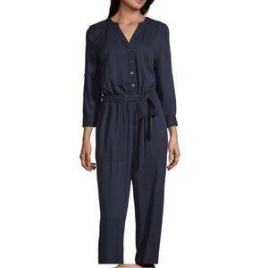 a.n.a Navy Jumpsuit Size XL